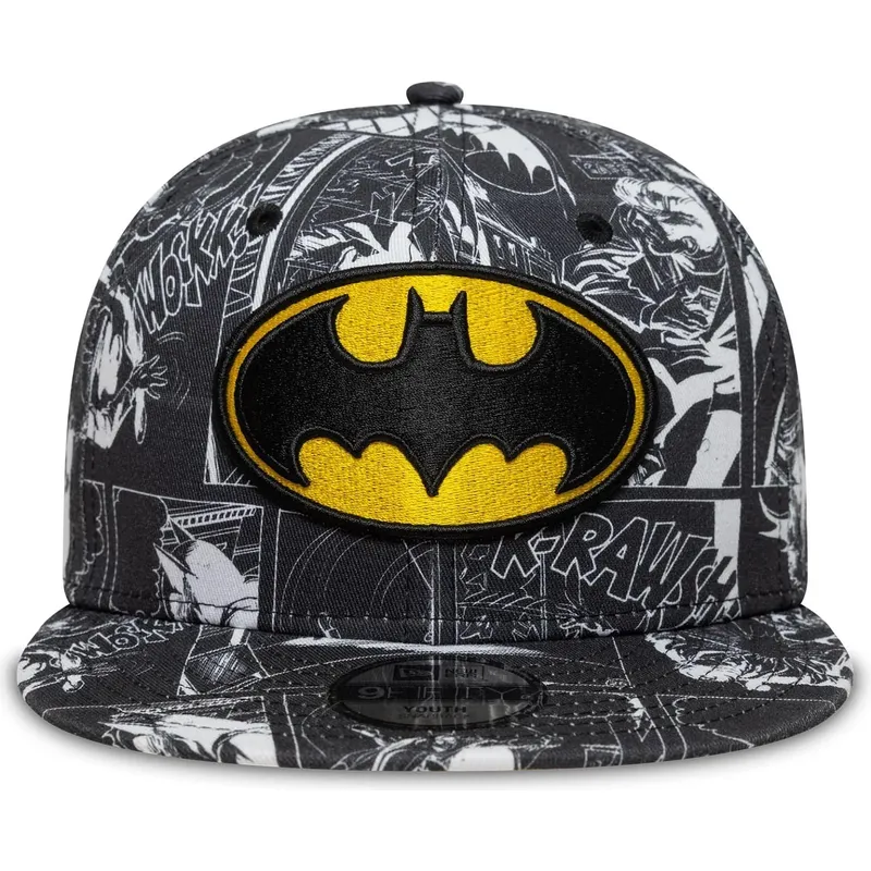 lippikset-littea-musta-snapback-lapsille-9fifty-all-over-print-batman-dc-comics-new-era