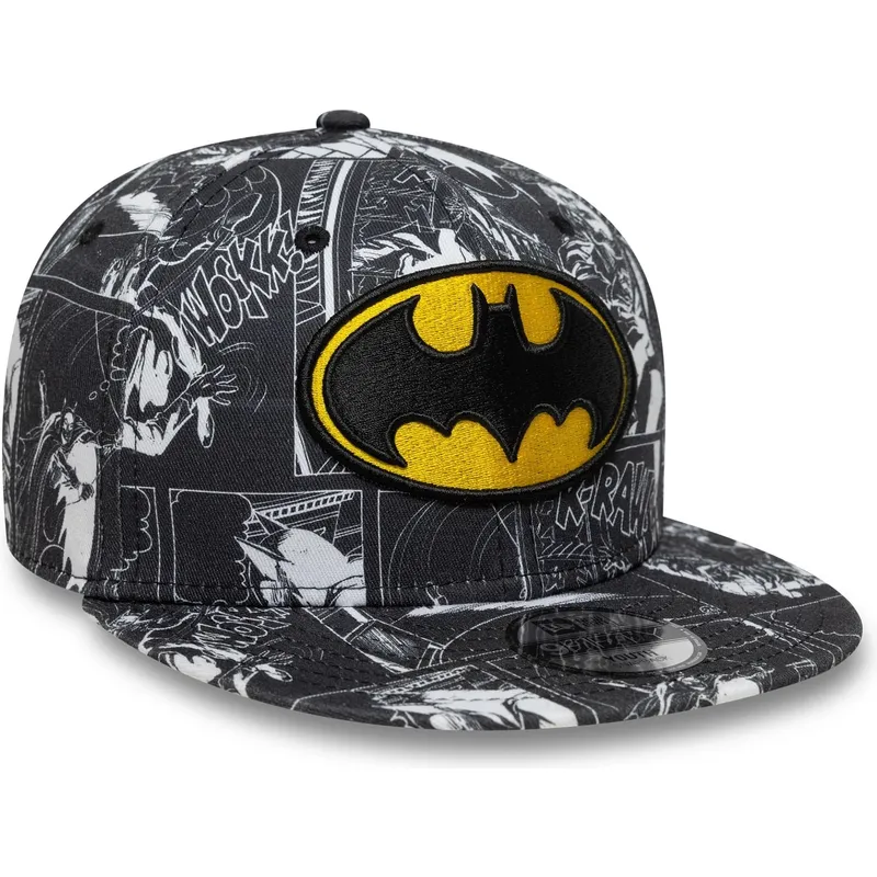 lippikset-littea-musta-snapback-lapsille-9fifty-all-over-print-batman-dc-comics-new-era