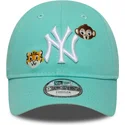 new-era-curved-brim-youth-9forty-animal-icon-new-york-yankees-mlb-green-adjustable-cap