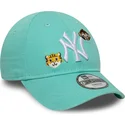 new-era-curved-brim-youth-9forty-animal-icon-new-york-yankees-mlb-green-adjustable-cap