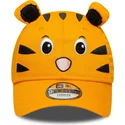 new-era-curved-brim-youth-9forty-animal-orange-adjustable-cap