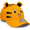 new-era-curved-brim-youth-9forty-animal-orange-adjustable-cap