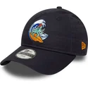 lippikset-kaareva-laivastonsininen-saadettava-nauha-lapsille-9twenty-surf-crew-new-era