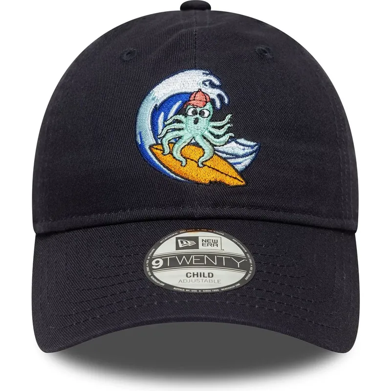 lippikset-kaareva-laivastonsininen-saadettava-nauha-lapsille-9twenty-surf-crew-new-era lippikset-kaareva-laivastonsininen-saadettava-nauha-lapsille-9twenty-surf-crew-new-era