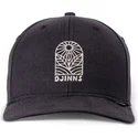 djinns-curved-brim-truefit-leaf-sun-black-snapback-cap
