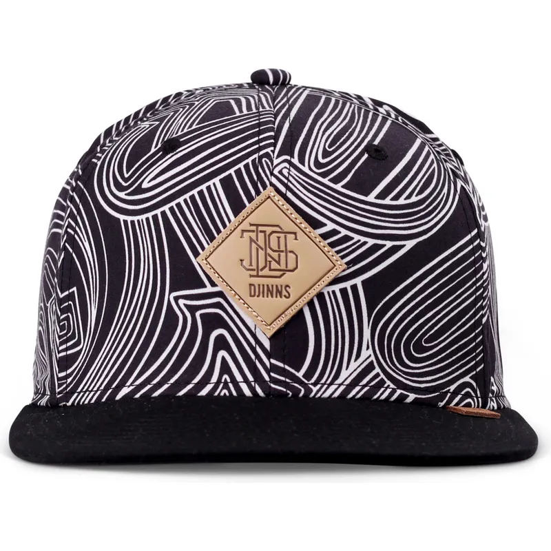 lippikset-littea-musta-snapback-ma-pattern-djinns lippikset-littea-musta-snapback-ma-pattern-djinns