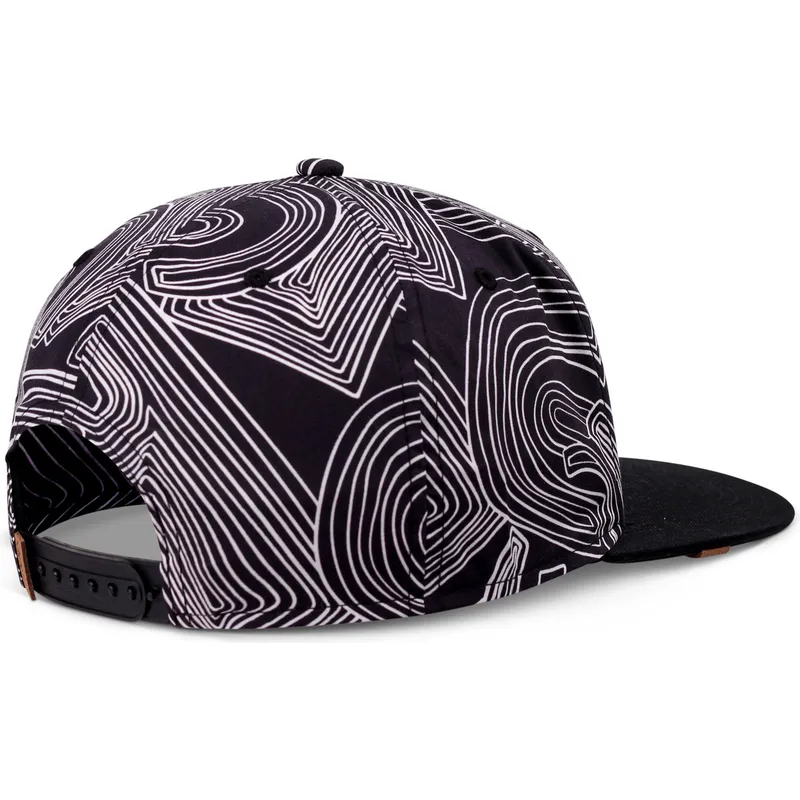 lippikset-littea-musta-snapback-ma-pattern-djinns lippikset-littea-musta-snapback-ma-pattern-djinns