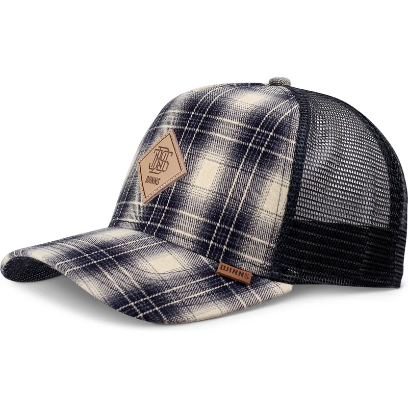 lippikset-kaareva-rekka-sininen-snapback-check-hft-denim-wishy-djinns