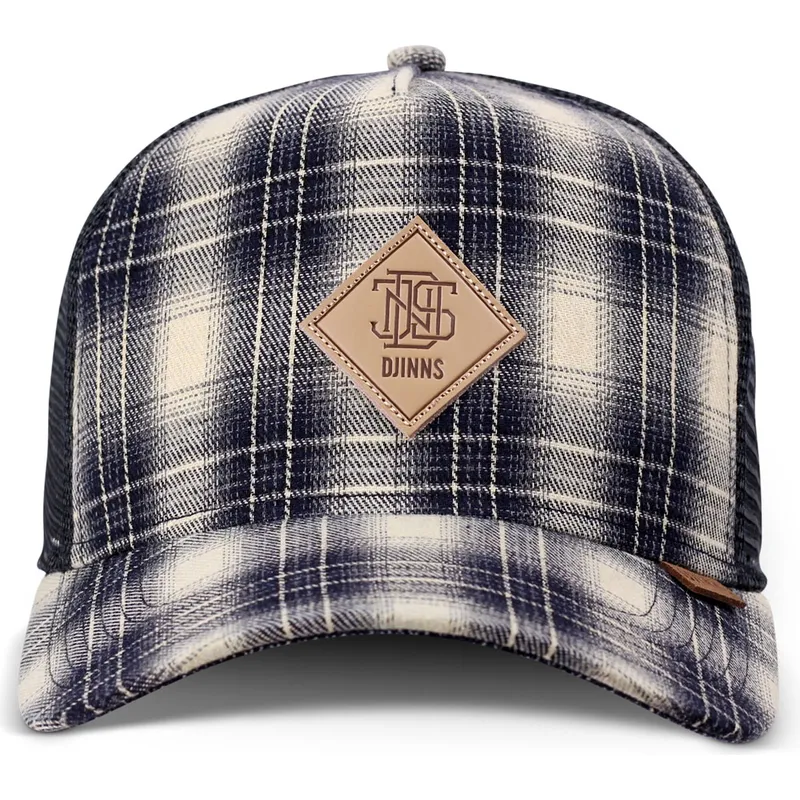 lippikset-kaareva-rekka-sininen-snapback-check-hft-denim-wishy-djinns