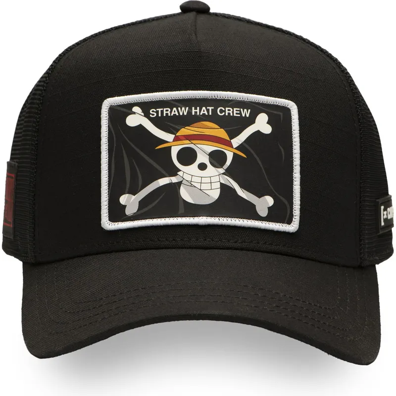 lippikset-kaareva-rekka-musta-snapback-op5-fla-olkihattujen-merirosvojengi-one-piece-capslab