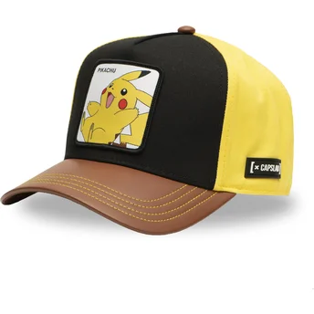 Lippikset kaareva monivärinen snapback PMK6 PIK Pikachu Pokémon Capslab