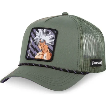 Cap kaareva green snapback Son Goku Dragon Ball Capslab