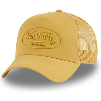 Cap kaareva yellow snapback Von Dutch