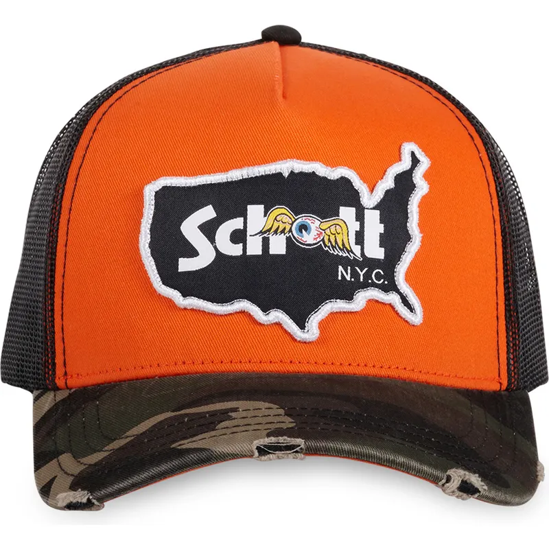 cap-kaareva-orange-snapback-von-dutch