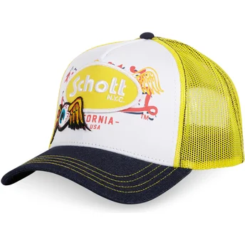 Lippikset kaareva rekka keltainen snapback , PATCH Von Dutch