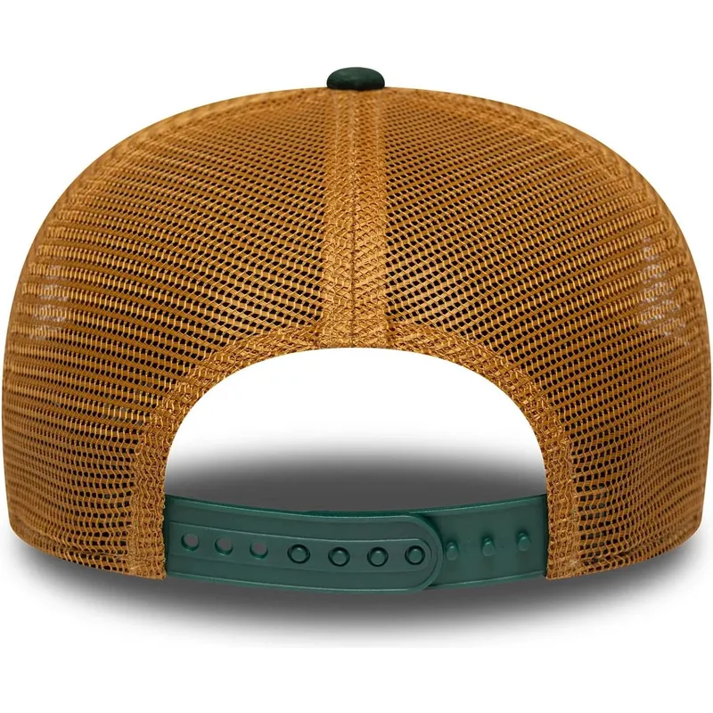 lippikset-kaareva-rekka-vihrea-snapback-9seventy-stretch-snap-debossed-oakland-athletics-mlb-new-era