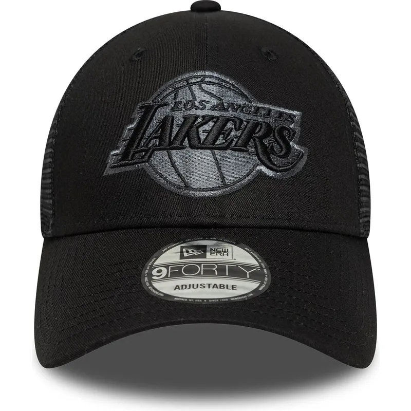 lippikset-kaareva-rekka-musta-saadettava-nauha-9forty-los-angeles-lakers-nba-new-era