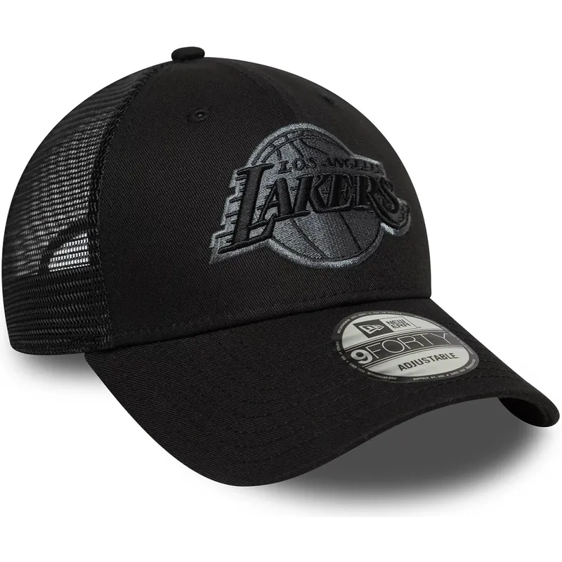 lippikset-kaareva-rekka-musta-saadettava-nauha-9forty-los-angeles-lakers-nba-new-era
