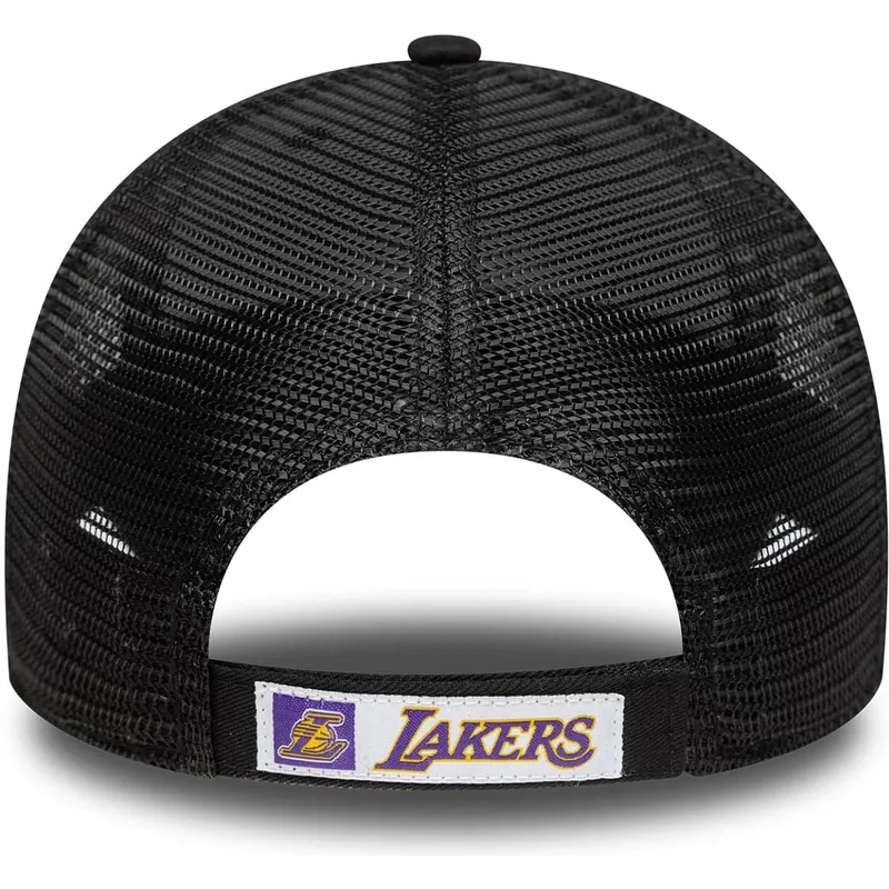 lippikset-kaareva-rekka-musta-saadettava-nauha-9forty-los-angeles-lakers-nba-new-era