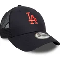 lippikset-kaareva-rekka-laivastonsininen-saadettava-nauha-lapsille-9forty-homefield-los-angeles-dodgers-mlb-new-era