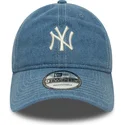 lippikset-kaareva-sininen-saadettava-nauha-9twenty-denim-new-york-yankees-mlb-new-era
