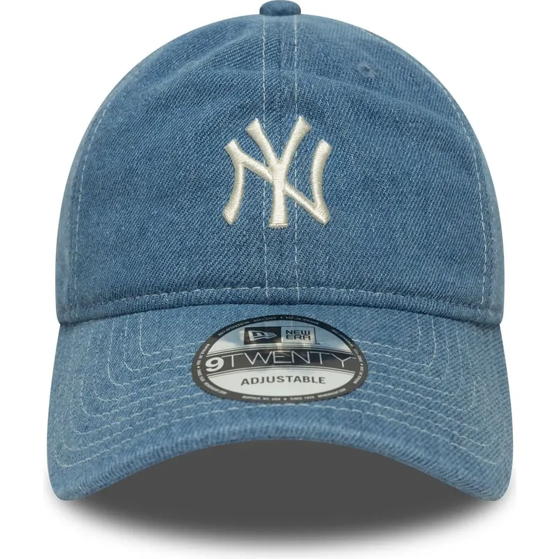 lippikset-kaareva-sininen-saadettava-nauha-9twenty-denim-new-york-yankees-mlb-new-era lippikset-kaareva-sininen-saadettava-nauha-9twenty-denim-new-york-yankees-mlb-new-era