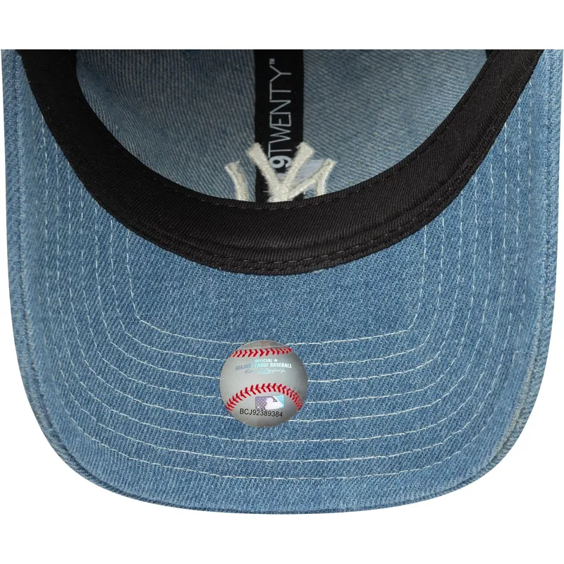 lippikset-kaareva-sininen-saadettava-nauha-9twenty-denim-new-york-yankees-mlb-new-era lippikset-kaareva-sininen-saadettava-nauha-9twenty-denim-new-york-yankees-mlb-new-era