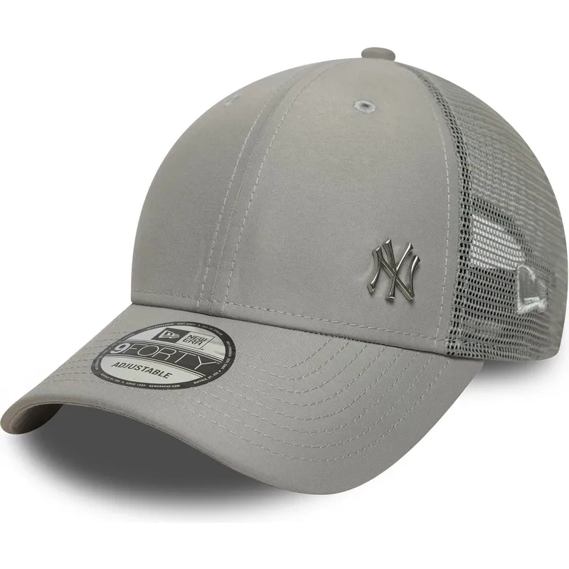 lippikset-kaareva-rekka-harmaa-saadettava-nauha-9forty-flawless-new-york-yankees-mlb-new-era