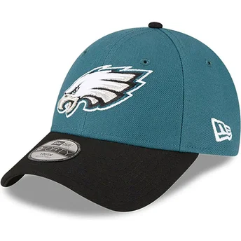 Cap kaareva green adjustable strap lapsille 9FORTY The League Philadelphia Eagles NFL New Era
