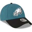 lippikset-kaareva-vihrea-saadettava-nauha-lapsille-9forty-the-league-philadelphia-eagles-nfl-new-era