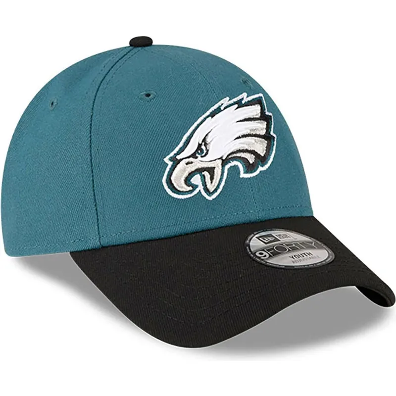 cap-kaareva-green-adjustable-strap-lapsille-9forty-the-league-philadelphia-eagles-nfl-new-era