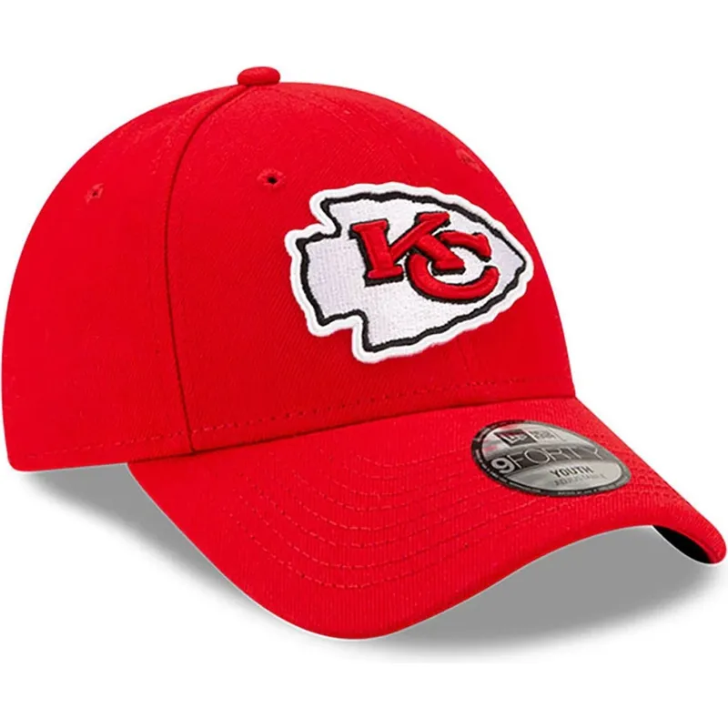 lippikset-kaareva-punainen-saadettava-nauha-lapsille-9forty-the-league-kansas-city-chiefs-nfl-new-era lippikset-kaareva-punainen-saadettava-nauha-lapsille-9forty-the-league-kansas-city-chiefs-nfl-new-era