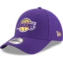lippikset-kaareva-violetti-saadettava-nauha-lapsille-9forty-the-league-los-angeles-lakers-nba-new-era