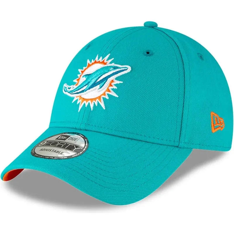 lippikset-kaareva-sininen-saadettava-nauha-lapsille-9forty-the-league-miami-dolphins-nfl-new-era