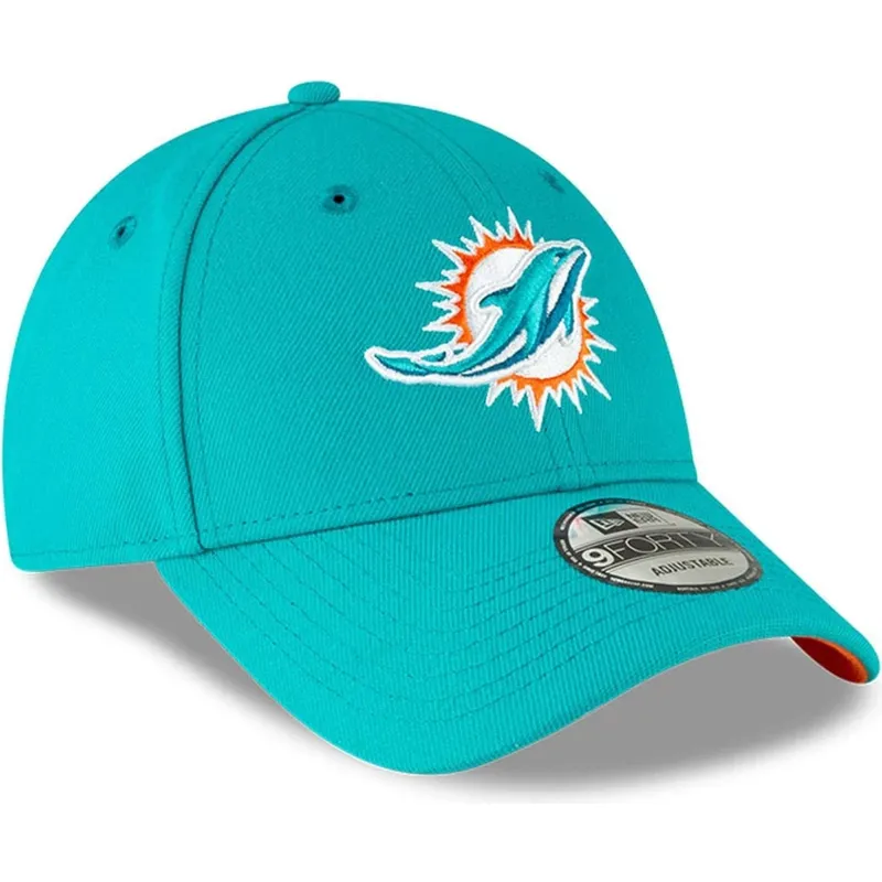 lippikset-kaareva-sininen-saadettava-nauha-lapsille-9forty-the-league-miami-dolphins-nfl-new-era