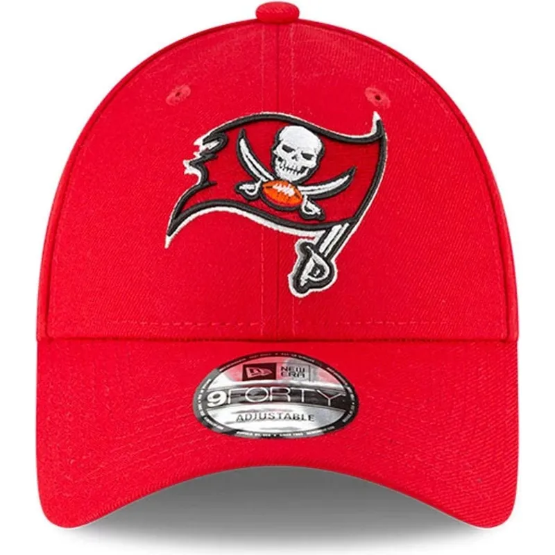 lippikset-kaareva-punainen-saadettava-nauha-lapsille-9forty-the-league-tampa-bay-buccaneers-nfl-new-era