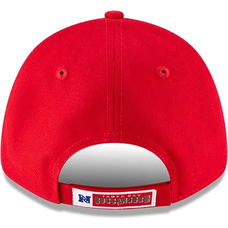lippikset-kaareva-punainen-saadettava-nauha-lapsille-9forty-the-league-tampa-bay-buccaneers-nfl-new-era