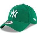 lippikset-kaareva-vihrea-saadettava-nauha-9twenty-core-classic-new-york-yankees-mlb-new-era
