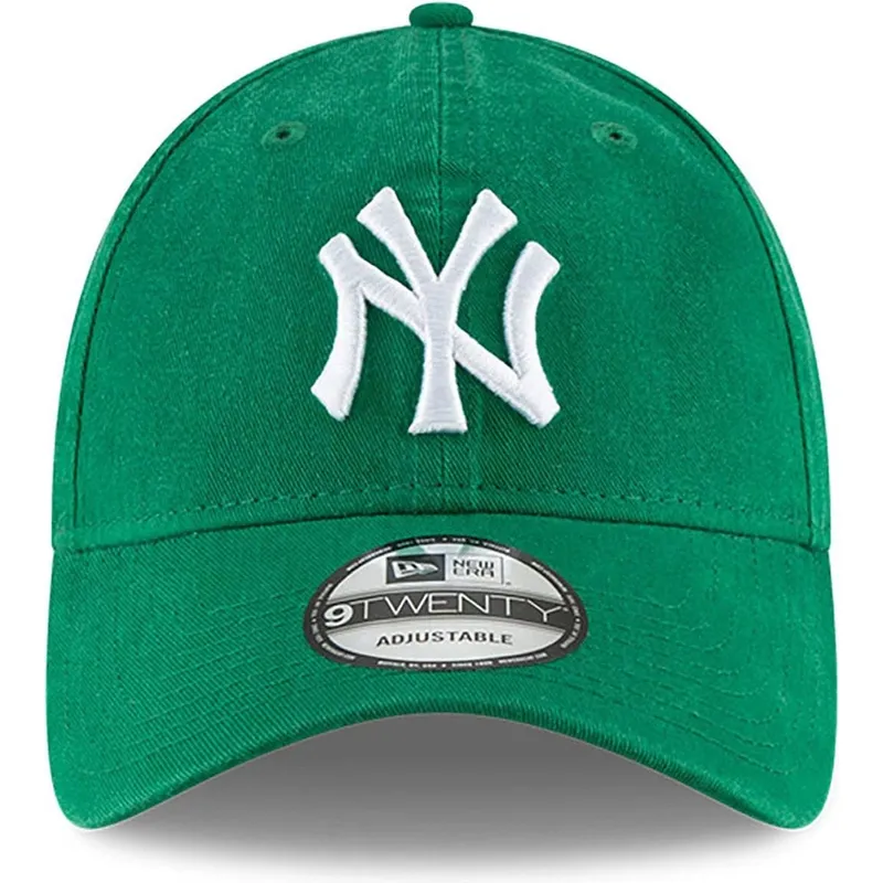 lippikset-kaareva-vihrea-saadettava-nauha-9twenty-core-classic-new-york-yankees-mlb-new-era