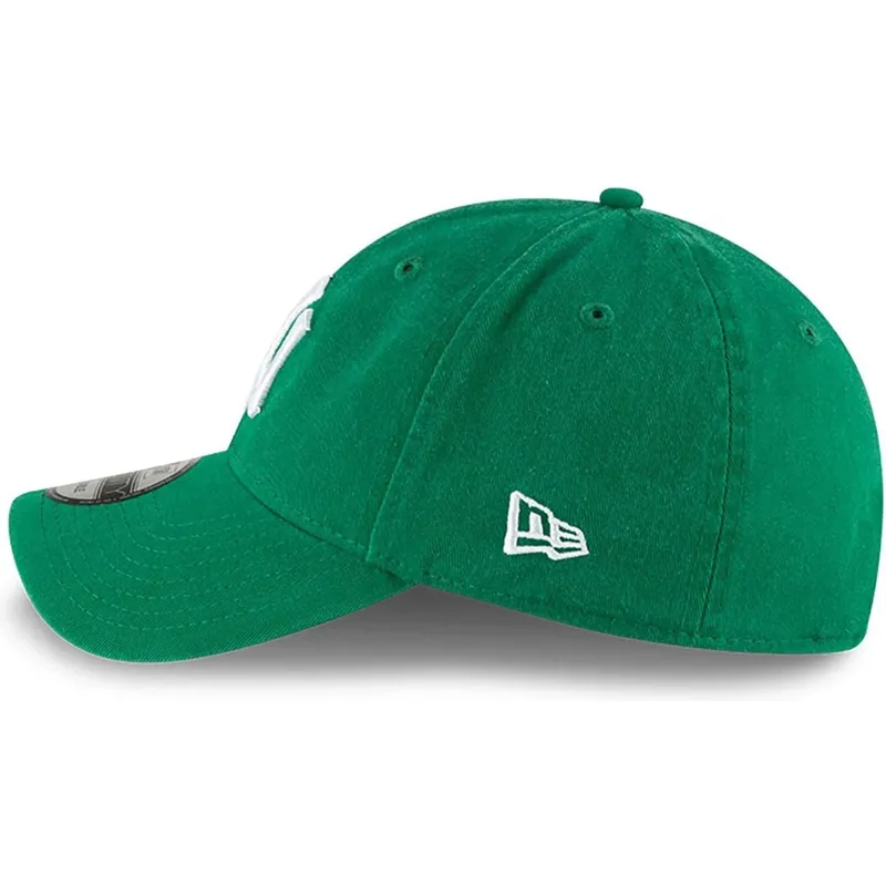 lippikset-kaareva-vihrea-saadettava-nauha-9twenty-core-classic-new-york-yankees-mlb-new-era