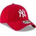lippikset-kaareva-punainen-saadettava-nauha-9twenty-core-classic-new-york-yankees-mlb-new-era