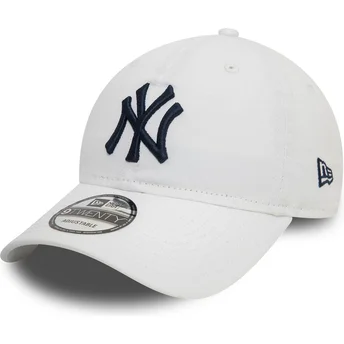 Cap kaareva white adjustable strap 9TWENTY Core Classic New York Yankees MLB New Era