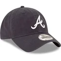 lippikset-kaareva-laivastonsininen-saadettava-nauha-9twenty-core-classic-atlanta-braves-mlb-new-era