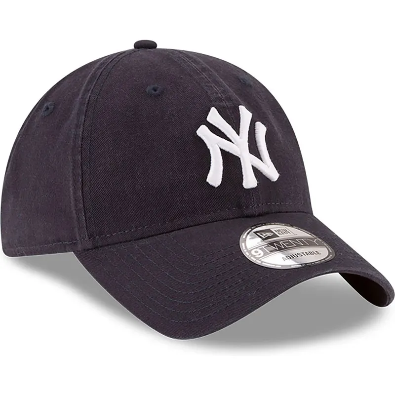 cap-kaareva-navy-blue-adjustable-strap-9twenty-core-classic-new-york-yankees-mlb-new-era cap-kaareva-navy-blue-adjustable-strap-9twenty-core-classic-new-york-yankees-mlb-new-era