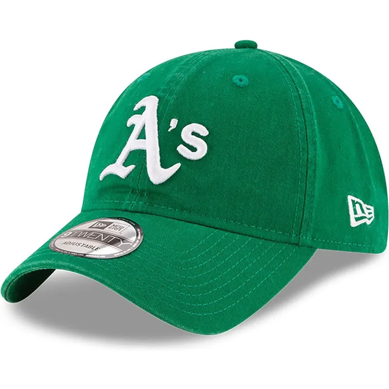 cap-kaareva-green-adjustable-strap-9twenty-core-classic-oakland-athletics-mlb-new-era