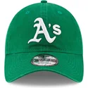 cap-kaareva-green-adjustable-strap-9twenty-core-classic-oakland-athletics-mlb-new-era