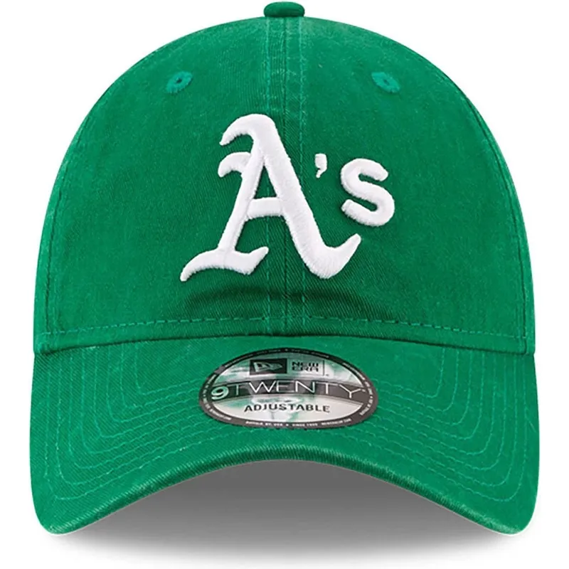 cap-kaareva-green-adjustable-strap-9twenty-core-classic-oakland-athletics-mlb-new-era