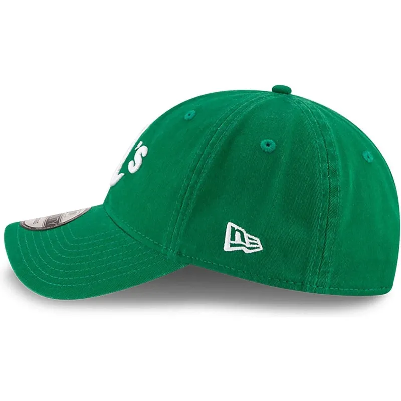 cap-kaareva-green-adjustable-strap-9twenty-core-classic-oakland-athletics-mlb-new-era