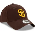 lippikset-kaareva-ruskea-saadettava-nauha-9twenty-core-classic-san-diego-padres-mlb-new-era