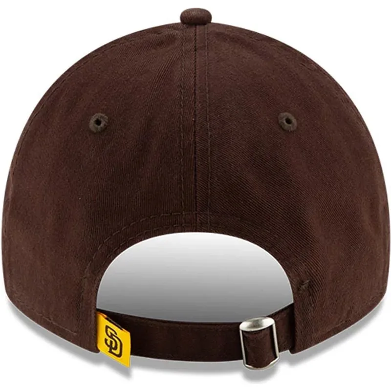 lippikset-kaareva-ruskea-saadettava-nauha-9twenty-core-classic-san-diego-padres-mlb-new-era